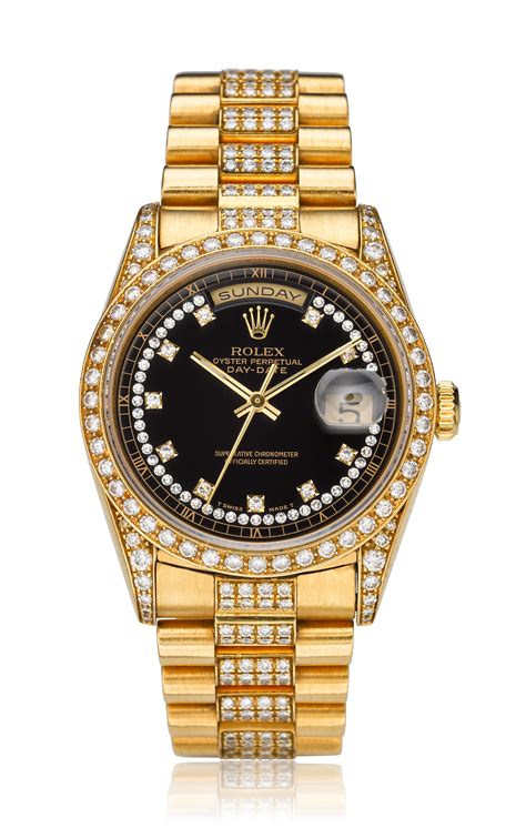 rolex day date 18k for sale|rolex day date gold price.